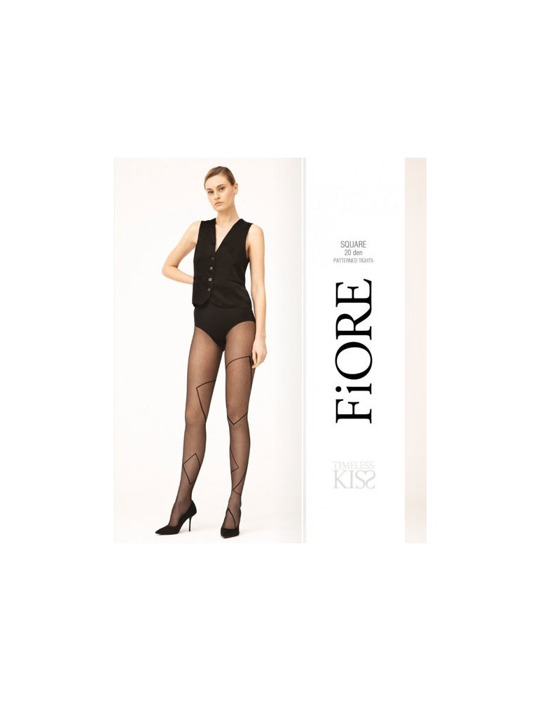 Collant géométrique Square de Fiore sur collant.fr