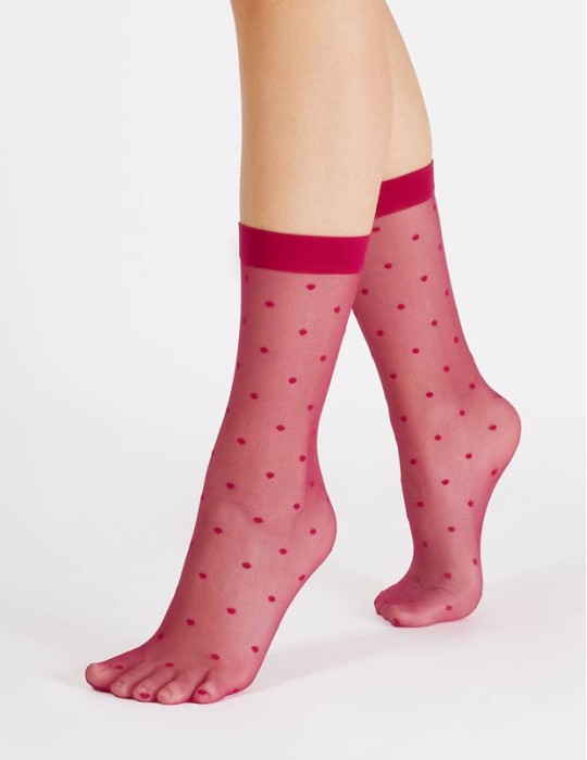 Chaussettes fantaisie à pois de Cette Chaussettes fantaisie à pois de Cette