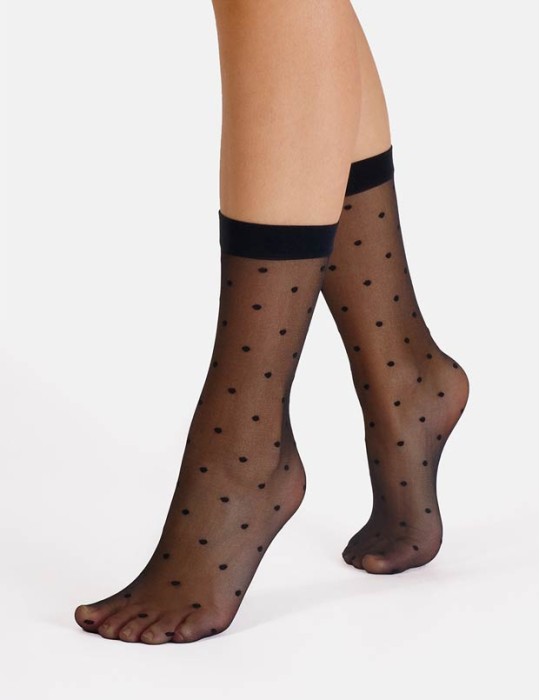 Chaussettes à pois Polka Dot de Cette sur collant.fr