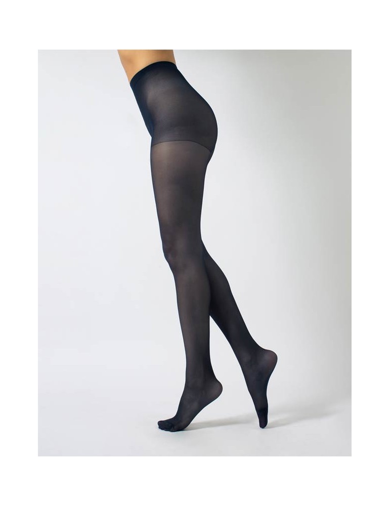 Collant bleu noir Lucca 40D de Cette sur collant.fr