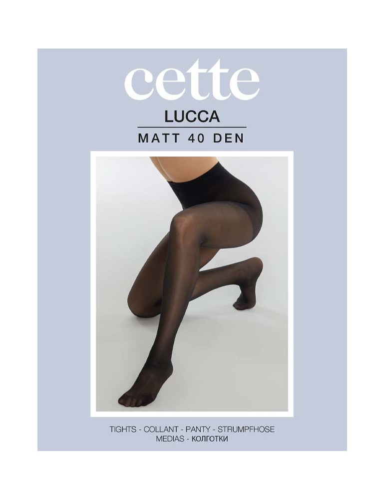 Collant fin noir Lucca 40 deniers de Cette sur collant.fr Collant fin noir Lucca 40 deniers de Cette sur collant.fr