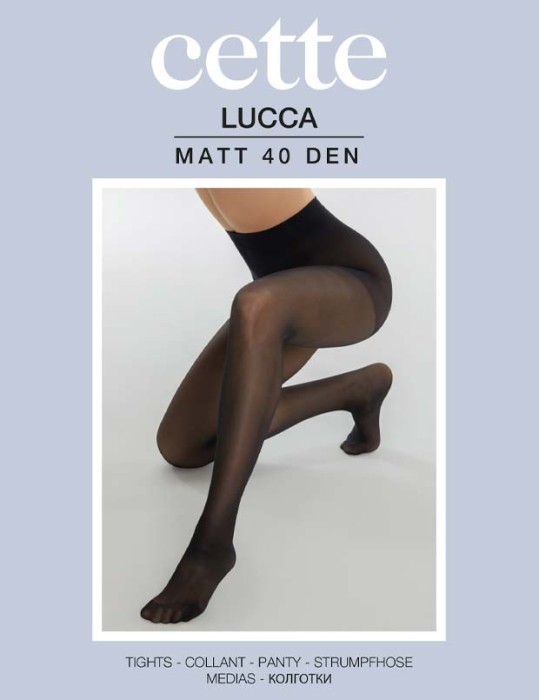 Collant fin noir Lucca 40 deniers de Cette sur collant.fr Collant fin noir Lucca 40 deniers de Cette sur collant.fr