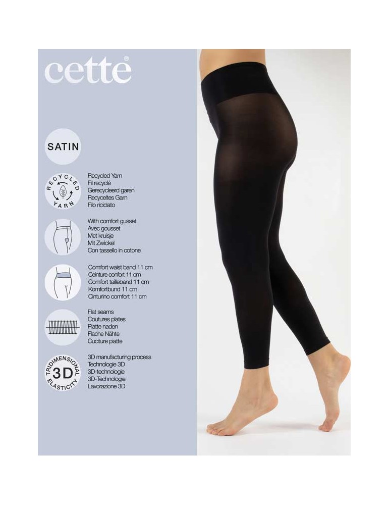 Legging noir London de Cette sur collant.fr
