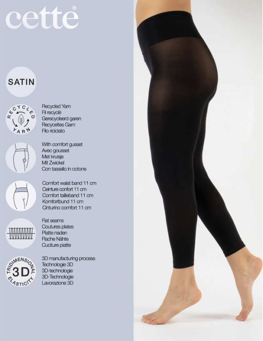 Legging noir London de Cette sur collant.fr