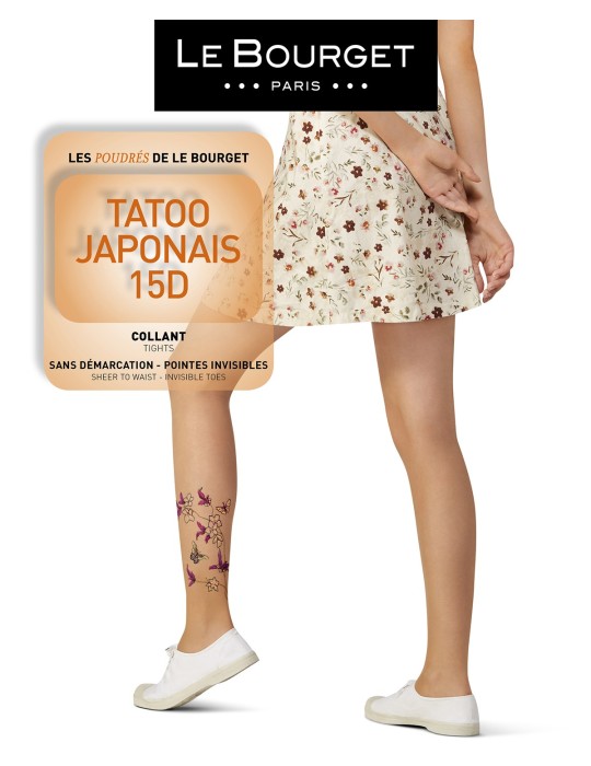 Collant fantaisie Tatoo Japonais