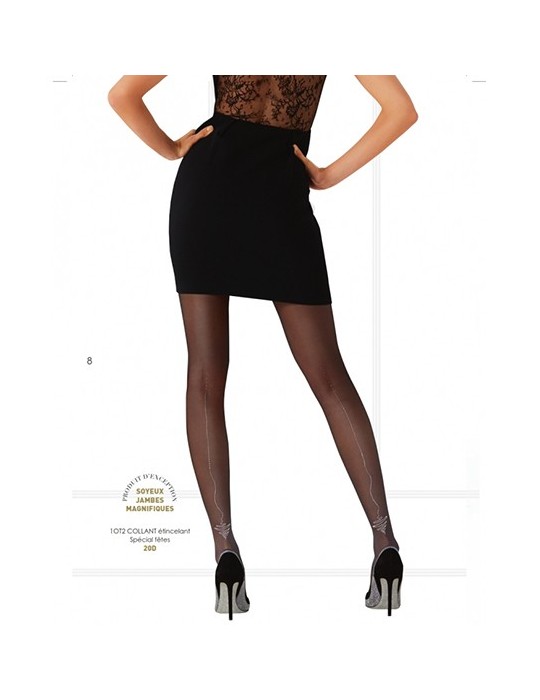 Collant fantaisie strass Etincelant