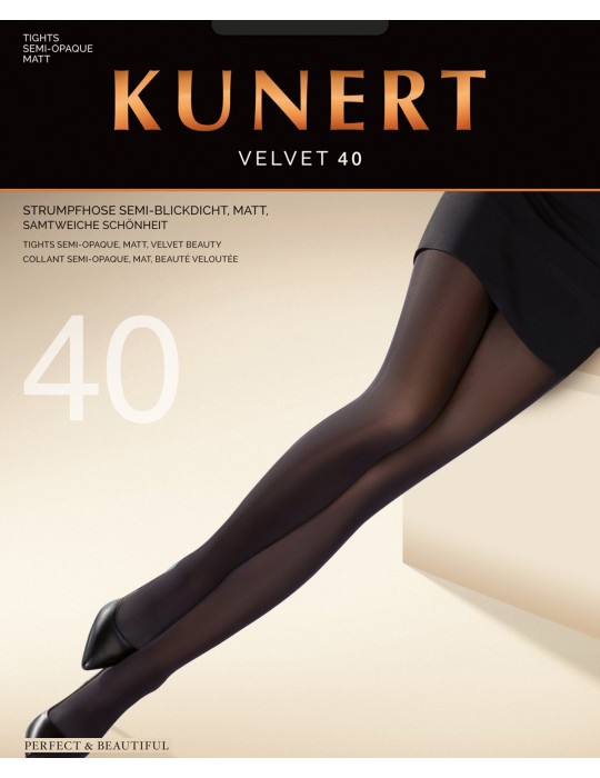 Collant Opaque noir Velvet 40 de Kunert