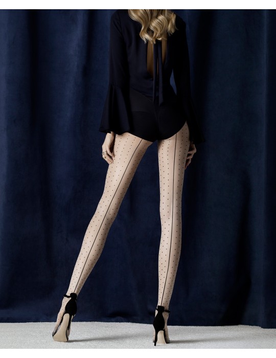 Collant vintage Intrigue de Fiore sur collant.fr