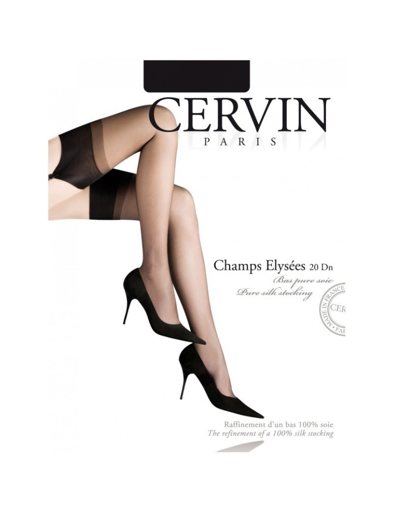 Bas noir Champs Elysees Cervin