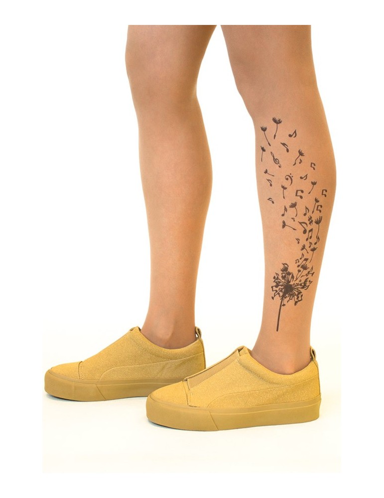 Collant Tatouage Black Butterflies