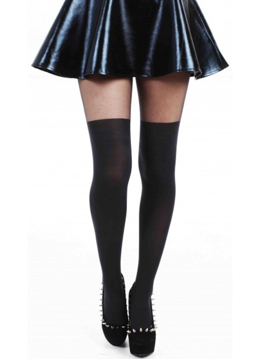 Collant fantaisie Opaque et voile