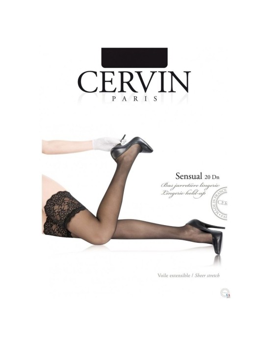 Bas autofixant jarretière Sensual